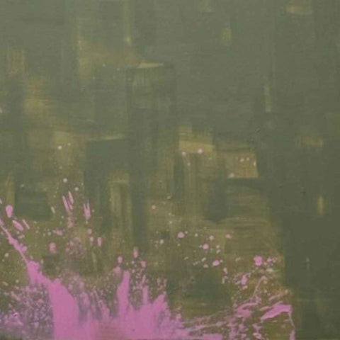 Pink Splash Abstract Acrylic Painting Buy Now on Artezaar.com Online Art Gallery Dubai UAE