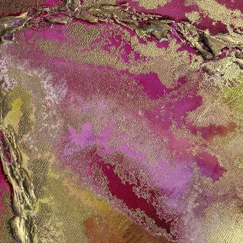 Pink Way Round - Acrylic Painting - Artezaar.com Online Art Gallery