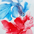 Pisces Mixed Media Alcohol Ink Painting Buy Now on Artezaar.com Online Art Gallery Dubai UAE