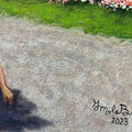 Playing in Monet Gardens Oil Painting Buy Now on Artezaar.com Online Art Gallery Dubai UAE