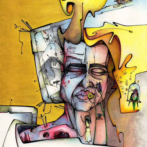 Pleasure & Pain Abstract Digital Print Buy Now on Artezaar.com Online Art Gallery Dubai UAE