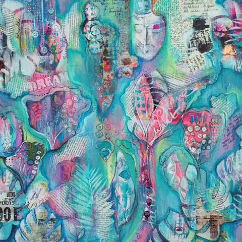 Poetry And Pieces - Mixed Media - Artezaar.com Online Art Gallery