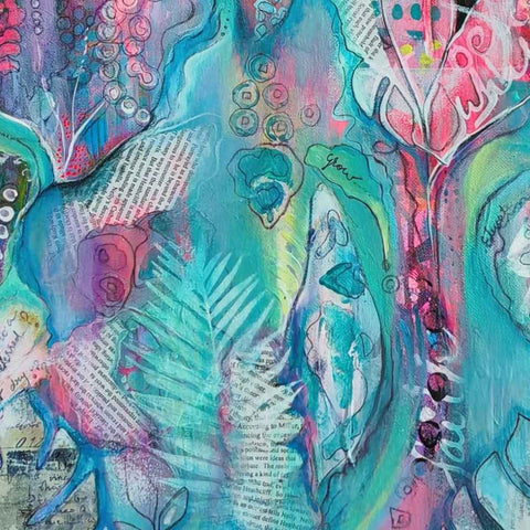 Poetry And Pieces - Mixed Media - Artezaar.com Online Art Gallery