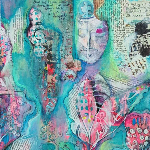 Poetry And Pieces - Mixed Media - Artezaar.com Online Art Gallery