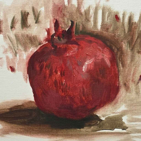 Pomegranate Full Oil Painting Buy Now on Artezaar.com Online Art Gallery Dubai UAE