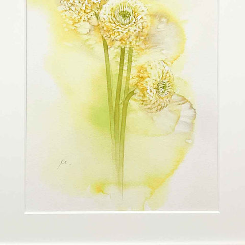 Pon Pon - Watercolor Painting - Artezaar.com Online Art Gallery