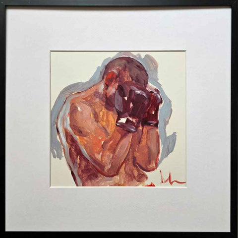 Portrait of a Male Boxer Buy Now on Artezaar.com Online Art Gallery Dubai UAE