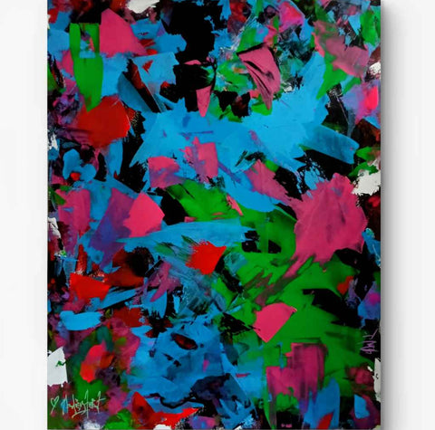 Pretty Little Thing Acrylic Painting Buy Now on Artezaar.com Online Art Gallery Dubai UAE