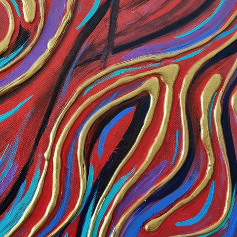 Primary Choice - Mixed Media - Artezaar.com Online Art Gallery