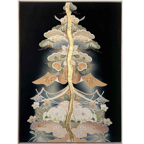 Prosperity Tree Mixed Media Painting Buy Now on Artezaar.com Online Art Gallery Dubai UAE