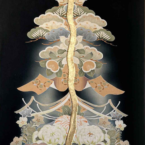 Prosperity Tree Mixed Media Painting Buy Now on Artezaar.com Online Art Gallery Dubai UAE