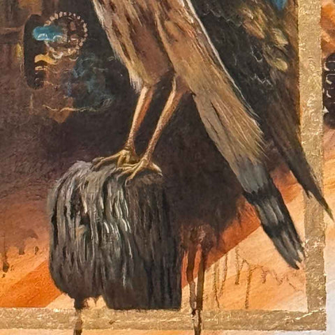 Proud Reflections Mixed Media Painting Buy Now on Artezaar.com Online Art Gallery Dubai UAE