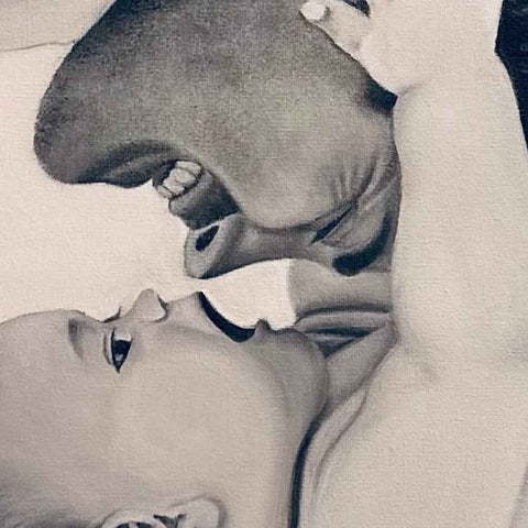 Pure Love Oil Painting Buy Now on Artezaar.com Online Art Gallery Dubai UAE