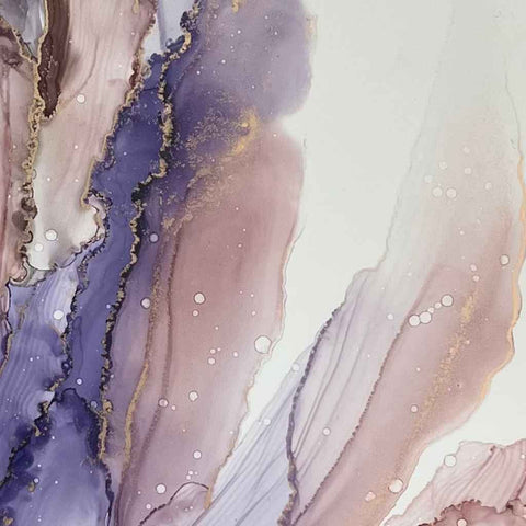 Purple Splatter Abstract Mixed media Painting Buy Now on Artezaar.com Online Art Gallery Dubai UAE