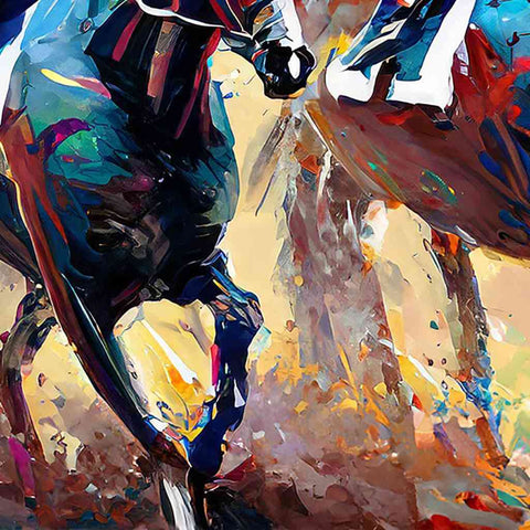 Race Day Gallop Digital Art Print Buy Now on Artezaar.com Online Art Gallery Dubai UAE