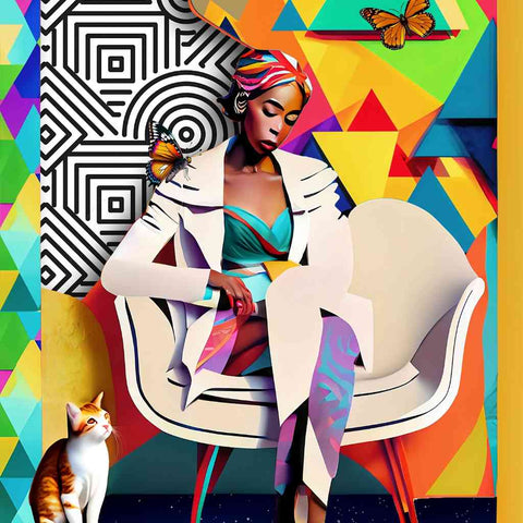 Radiant Enigma Digital Art Print Buy Now on Artezaar.com Online Art Gallery Dubai UAE