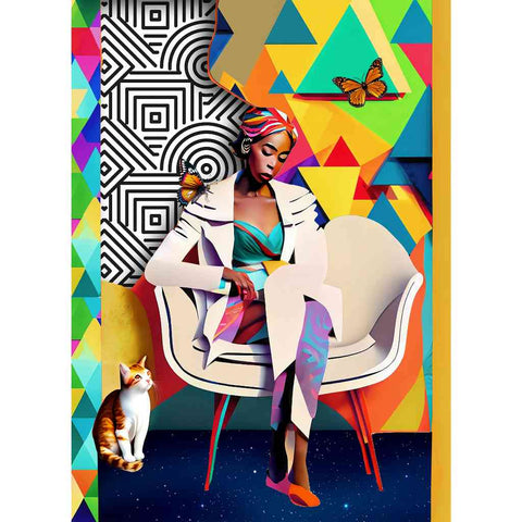 Radiant Enigma Digital Art Print Buy Now on Artezaar.com Online Art Gallery Dubai UAE