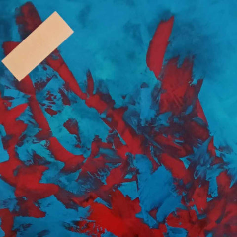 Reading Into Every Word You Say Vol. 2 Acrylic Painting Buy Now on Artezaar.com Online Art Gallery Dubai UAE