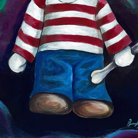 Rebellious Phase - Acrylic Painting - Artezaar.com Online Art Gallery