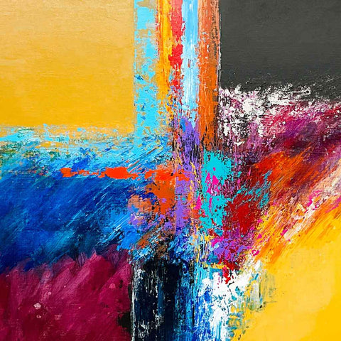 Rebirth of Memory (R - 01) - Acrylic Painting - Artezaar.com Online Art Gallery