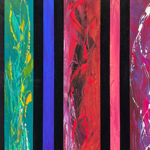 Rebirth of Memory (R - 20) - Acrylic Painting - Artezaar.com Online Art Gallery