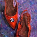 Red Shoes Fine Oil Painting Buy Now on Artezaar.com Online Art Gallery Dubai UAE