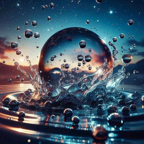 Reflections of the world Abstract Digital Print Buy Now on Artezaar.com Online Art Gallery Dubai UAE