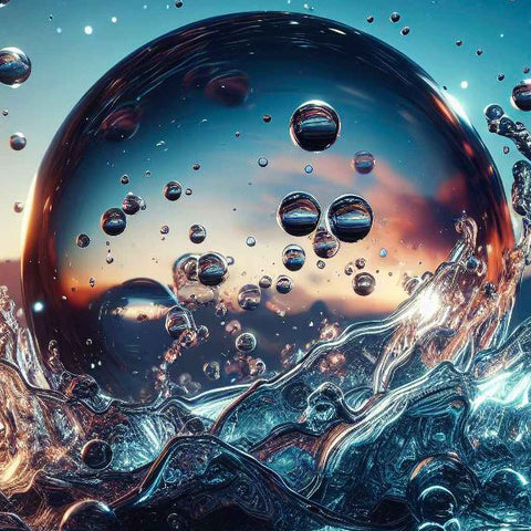 Reflections of the world Abstract Digital Print Buy Now on Artezaar.com Online Art Gallery Dubai UAE