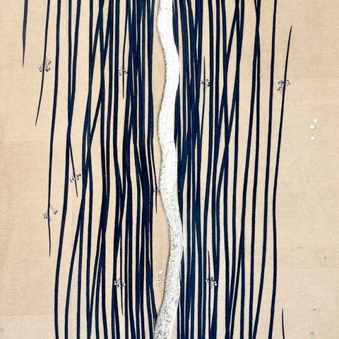River Flow Mixed Media Painting Buy Now on Artezaar.com Online Art Gallery Dubai UAE
