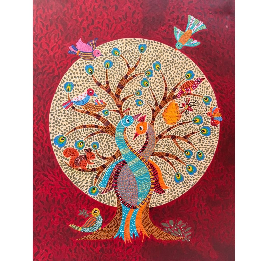 Root of Feather | Acrylic painting | Artezaar.com Art Gallery Dubai ...