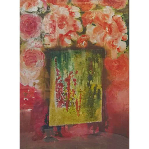 Rooted in Bloom Mixed Media Painting Buy Now on Artezaar.com Online Art Gallery Dubai UAE