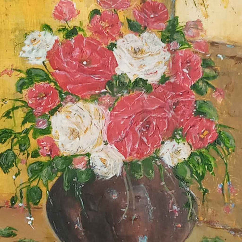 Roses in bloom Fine Acrylic Painting Buy Now on Artezaar.com Online Art Gallery Dubai UAE