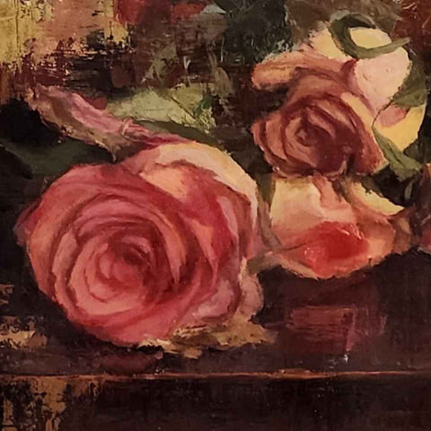 Rustic Bloom Oil Painting Buy Now on Artezaar.com Online Art Gallery Dubai UAE
