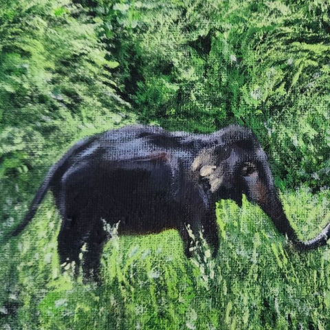 Safe In Your Shadow - Acrylic Painting - Artezaar.com Online Art Gallery