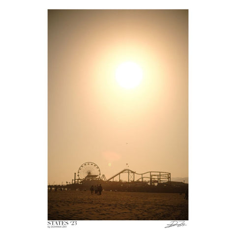 Santa Monica Pier Photography Print Buy Now on Artezaar.com Online Art Gallery Dubai UAE