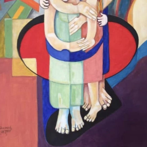 Scare - Acrylic Painting - Artezaar.com Online Art Gallery