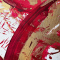 Scarlet Fury Abstract Acrylic Painting Buy Now on Artezaar.com Online Art Gallery Dubai UAE