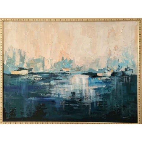 Sea In Calm Oil Painting Buy Now on Artezaar.com Online Art Gallery Dubai UAE
