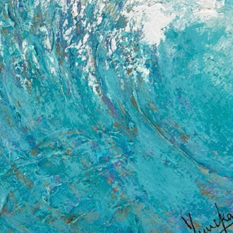 Seascape 16 Acrylic Painting Buy Now on Artezaar.com Online Art Gallery Dubai UAE