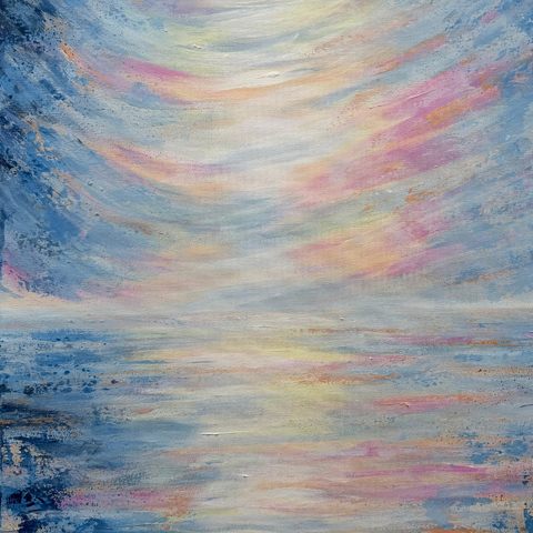 Seascape 18 - Acrylic Painting - Artezaar.com Online Art Gallery