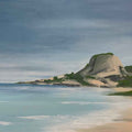 Serene Shores of Sri Lanka Fine Acrylic painting Buy Now on Artezaar.com Online Art Gallery Dubai UAE
