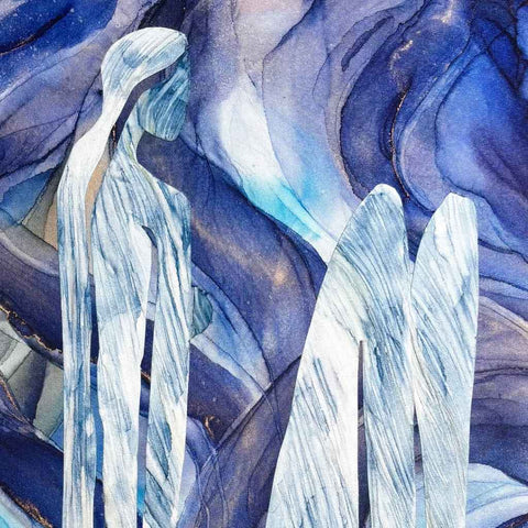 She 1 Alcohol Ink Painting Buy Now on Artezaar.com Online Art Gallery Dubai UAE
