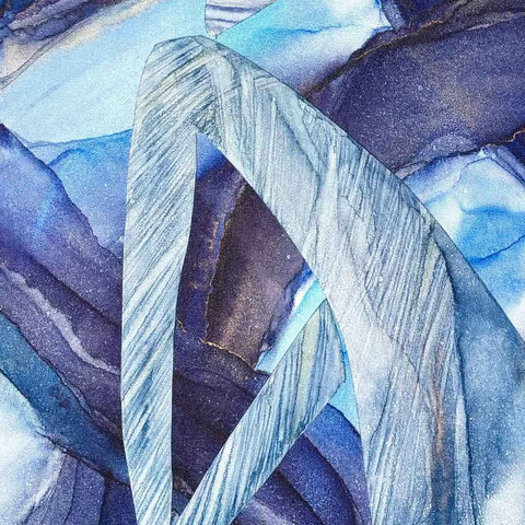 She 2 Abstract Alcohol Ink Painting Buy Now on Artezaar.com Online Art Gallery Dubai UAE
