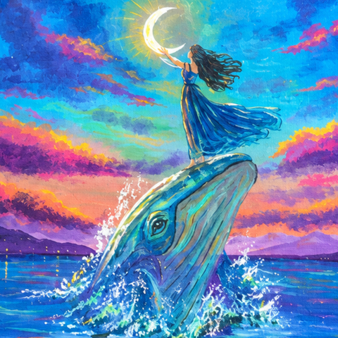 She Touched The Impossible - Acrylic Painting - Artezaar.com Online Art Gallery