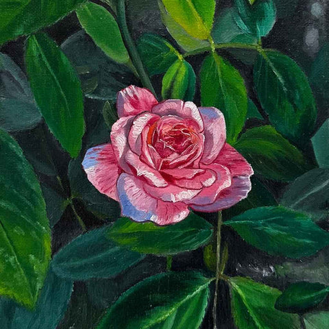 Silent Bloom Oil Painting Buy Now on Artezaar.com Online Art Gallery Dubai UAE