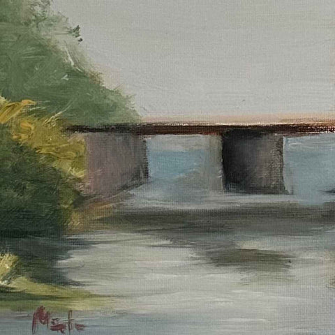 Silent Crossing Abstract Oil Painting Buy Now on Artezaar.com Online Art Gallery Dubai UAE