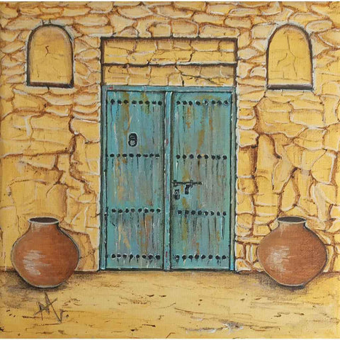 Silent Siesta Fine Acrylic Painting Buy Now on Artezaar.com Online Art Gallery Dubai UAE