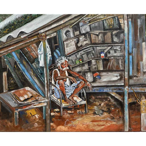 Silent Stories - Oil Painting - Artezaar.com Online Art Gallery