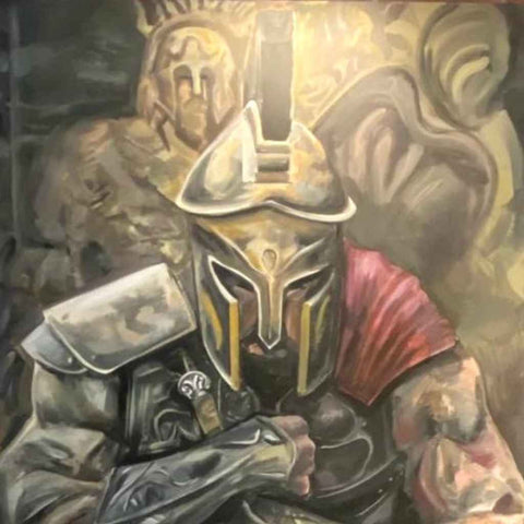 Silent Victory Acrylic Painting Buy Now on Artezaar.com Online Art Gallery Dubai UAE