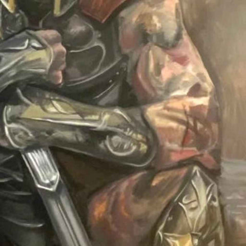 Silent Victory Acrylic Painting Buy Now on Artezaar.com Online Art Gallery Dubai UAE